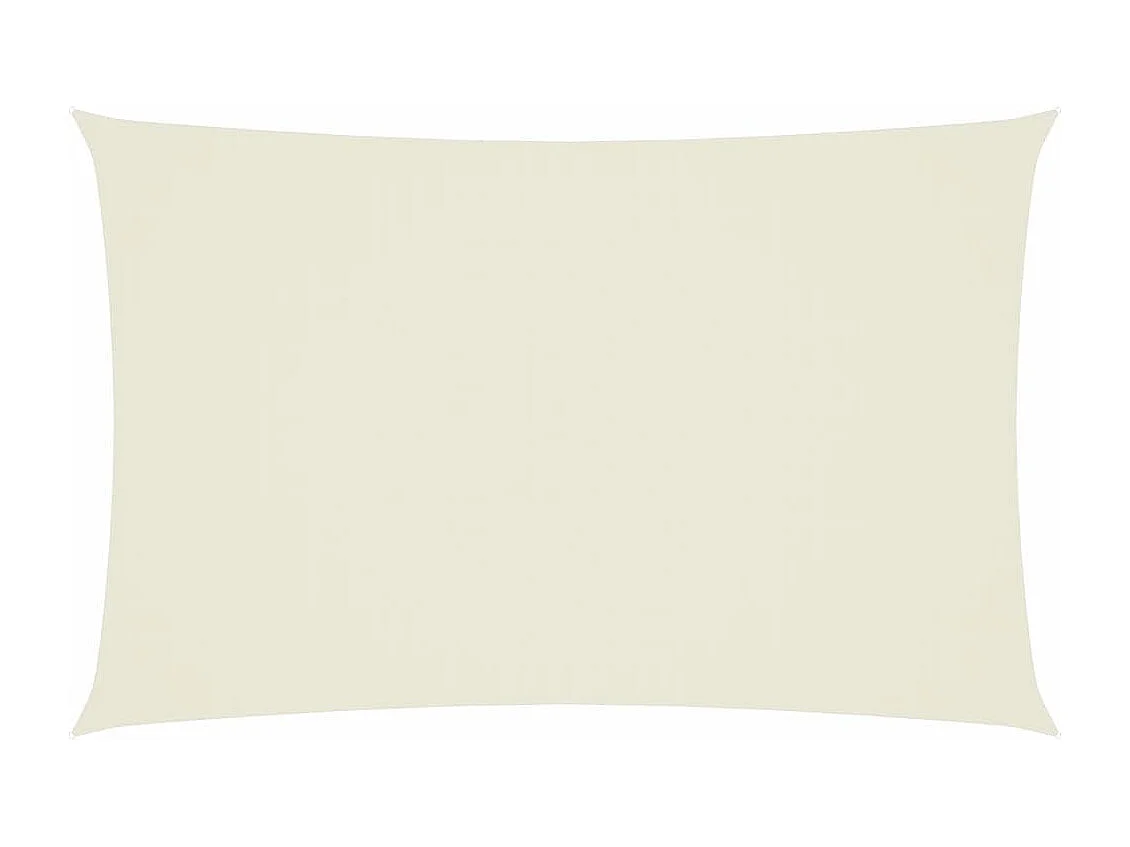 Toldo de vela rectangular tela Oxford color crema 2x4,5 m ES871649
