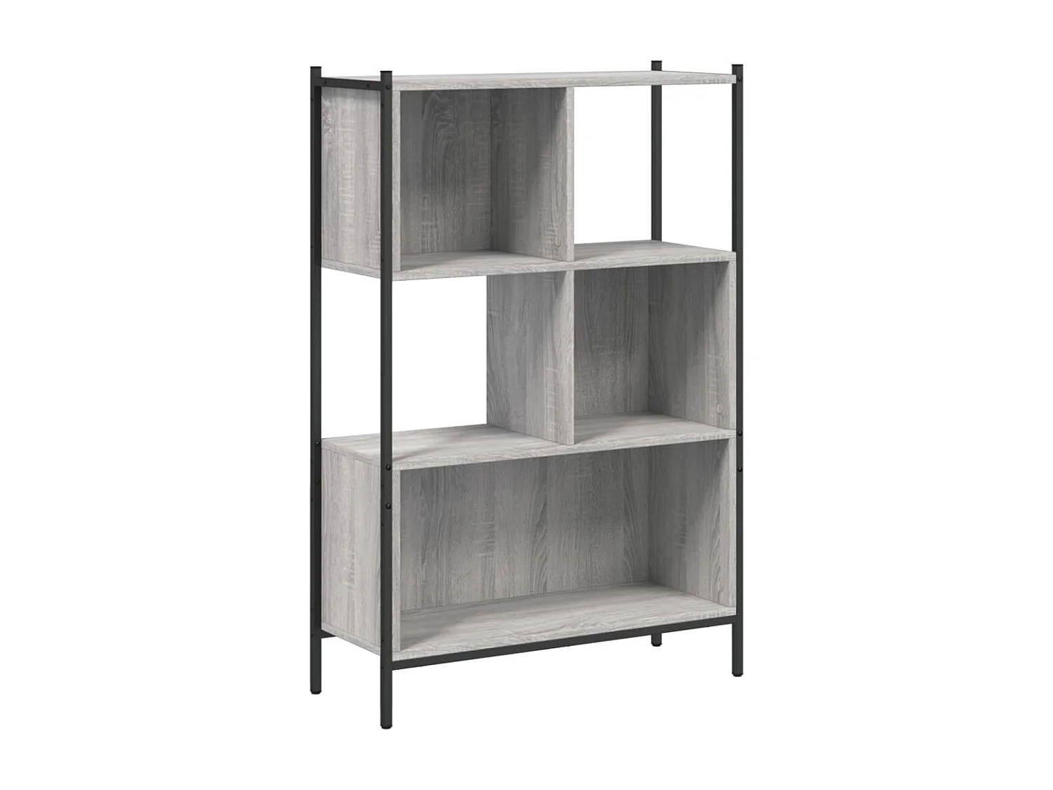 Estantería madera de ingeniería gris Sonoma 72x28x109 cm ES549034