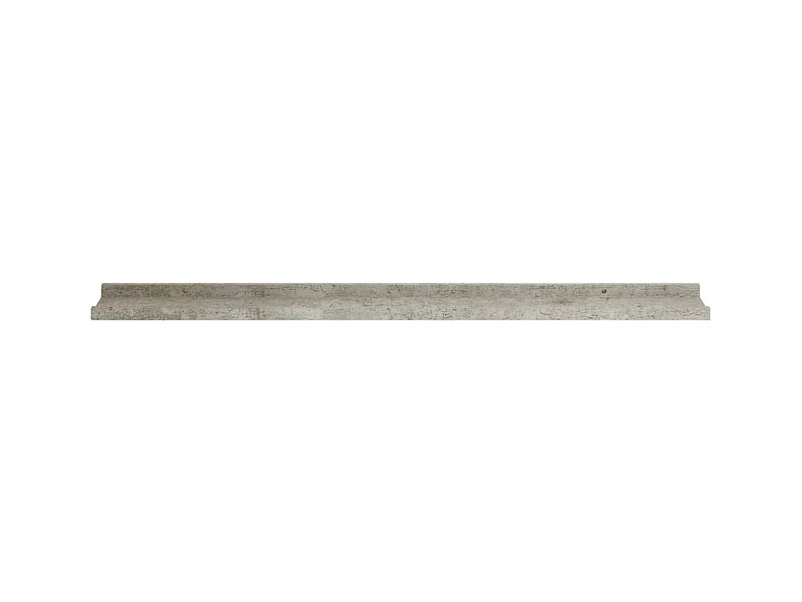Wandschappen 2 st 100x9x3 cm betongrijs BE339131
