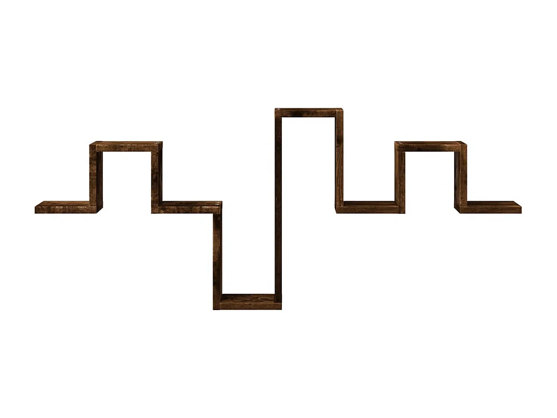 Étagère murale chêne fumé 104,5x10x43 cm bois d'ingénierie FR65009