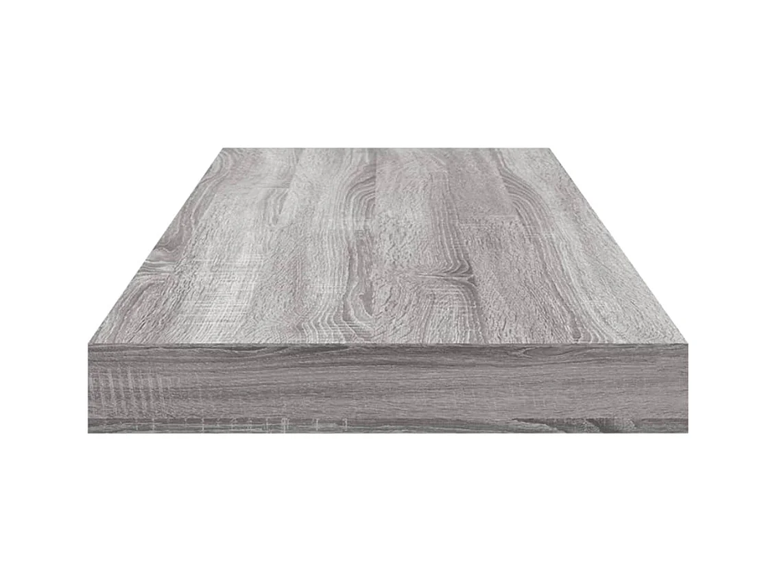 Lot de 4 Étagères murales sonoma gris 60x10x1,5 cm bois ingénierie FR63263