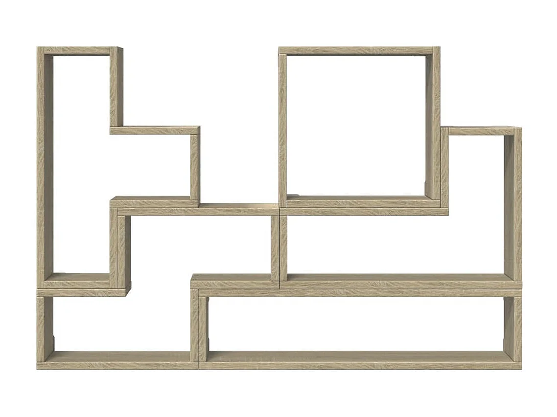 Estantería de pared madera ingeniería roble Sonoma 96x12x64 cm ES826405
