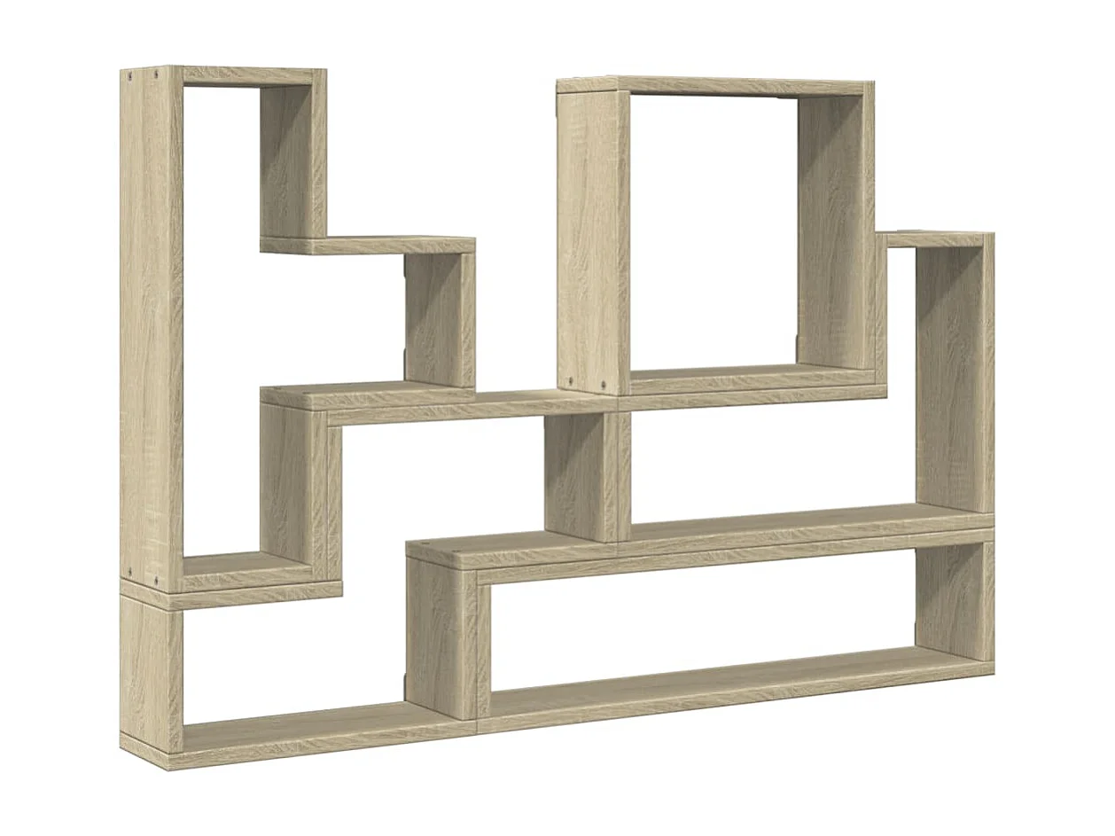 Étagère murale chêne sonoma 96x12x64 cm bois d’ingénierie FR38014