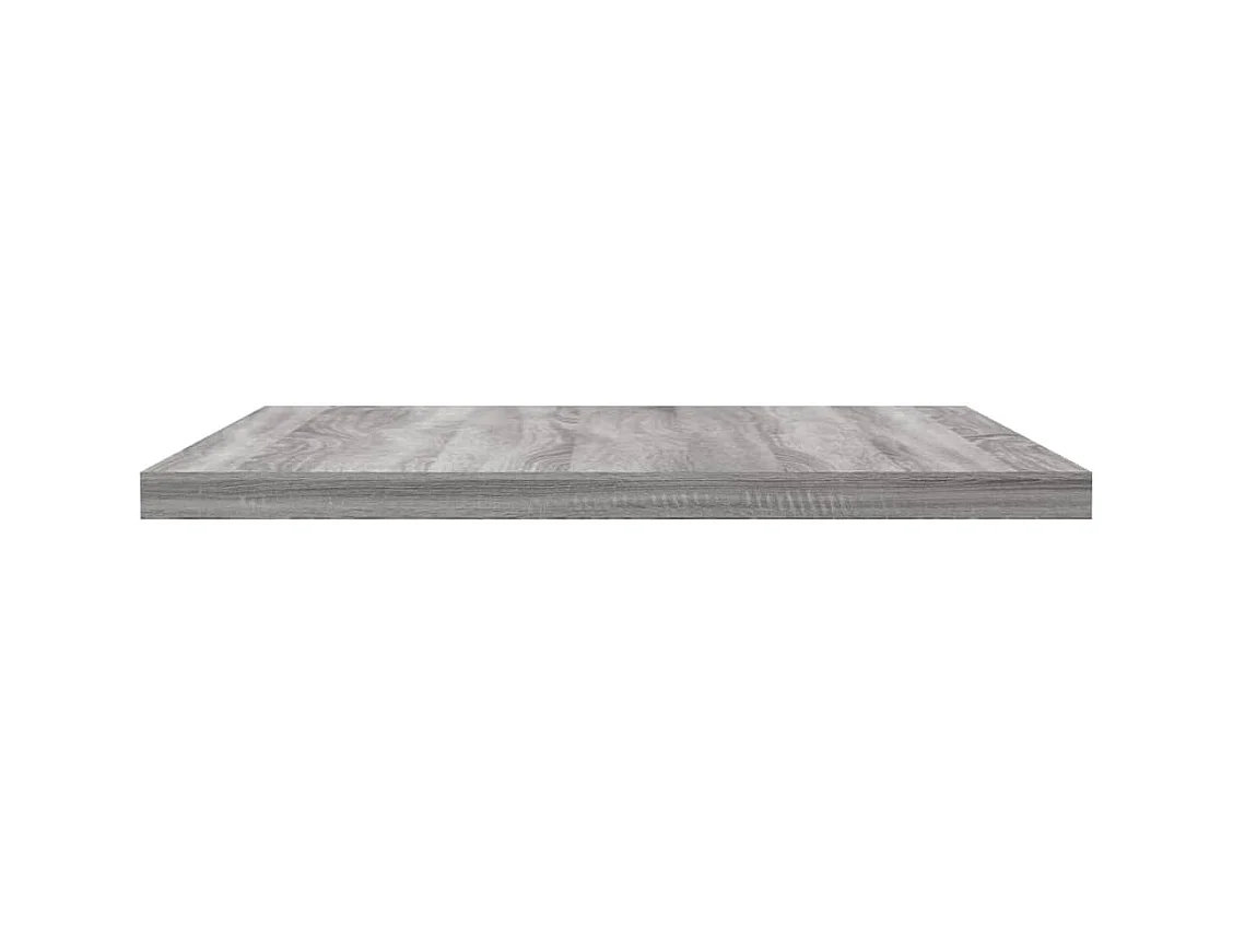 Lot de 4 Étagères murales sonoma gris 40x30x1,5 cm bois ingénierie FR71064