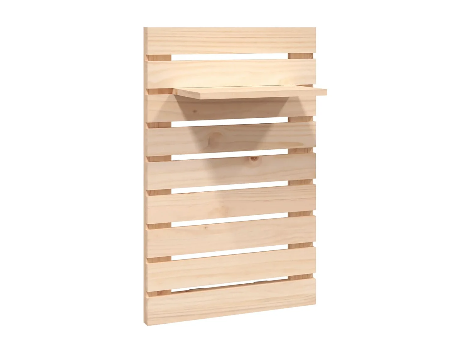 Estantes mesitas de pared 2 uds madera maciza de pino ES151962