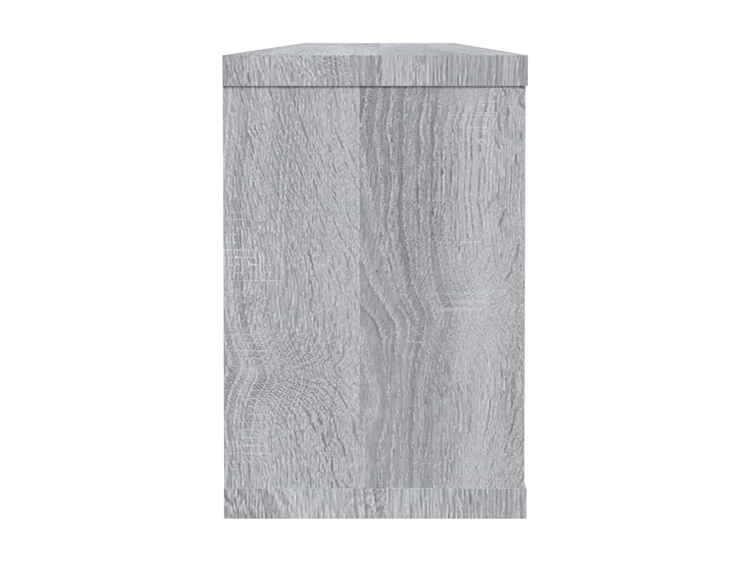 Lot de 2 Étagères murales cube Sonoma gris 60x15x23 cm Bois FR17266