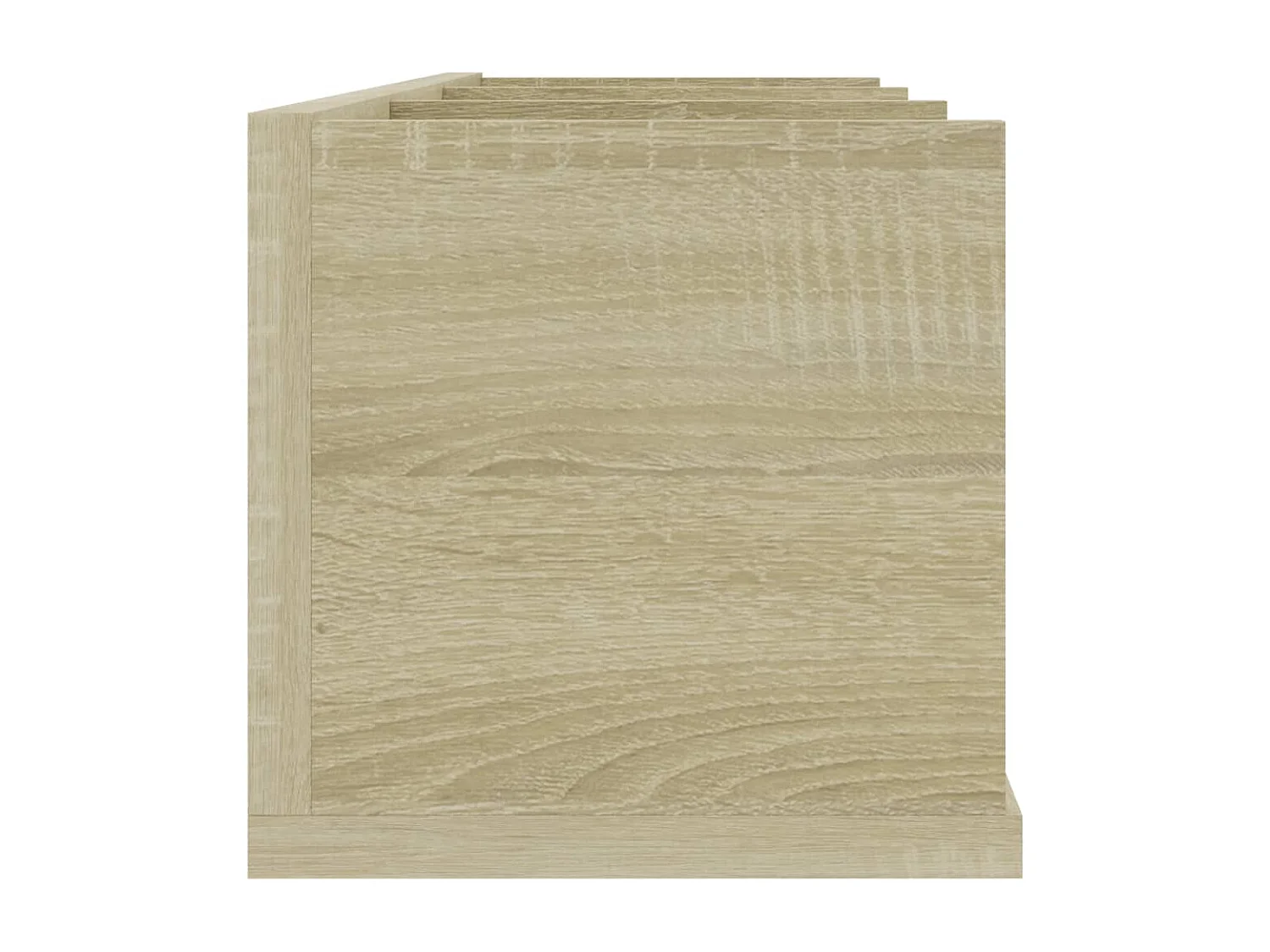 Étagère murale à CD Chêne sonoma 75x18x18 cm Aggloméré FR14456