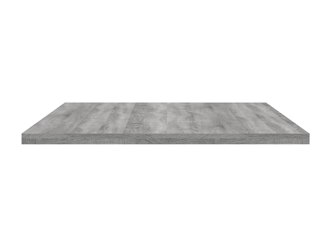 Lot de 4 Étagères murales sonoma gris 80x40x1,5 cm bois ingénierie FR83410