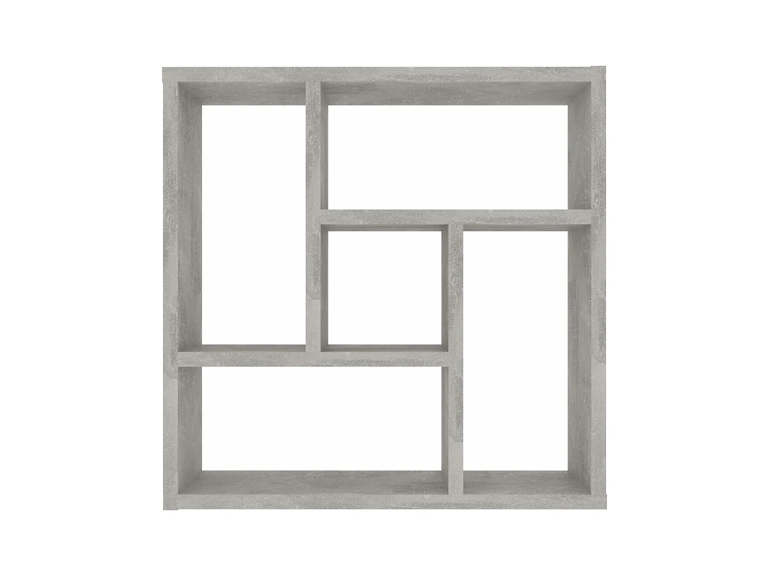 Étagère murale Gris béton 45,1x16x45,1 cm Aggloméré FR67399