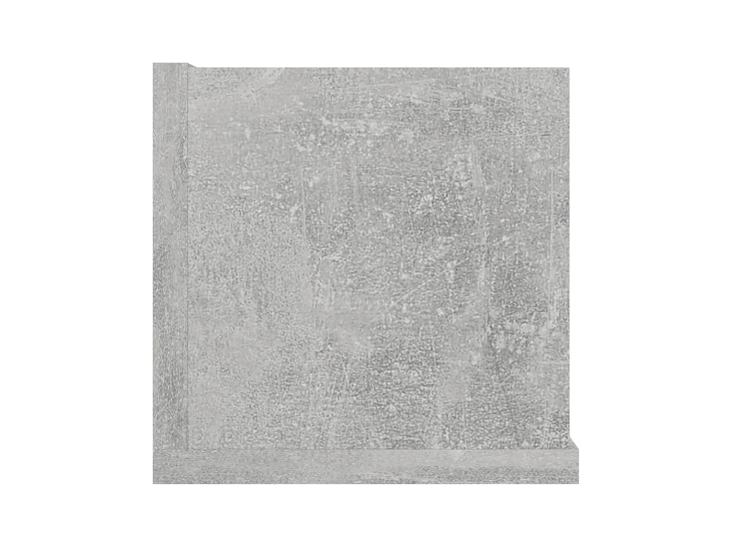 Cd-wandschap 100x18x18 cm bewerkt hout betongrijs BE770341