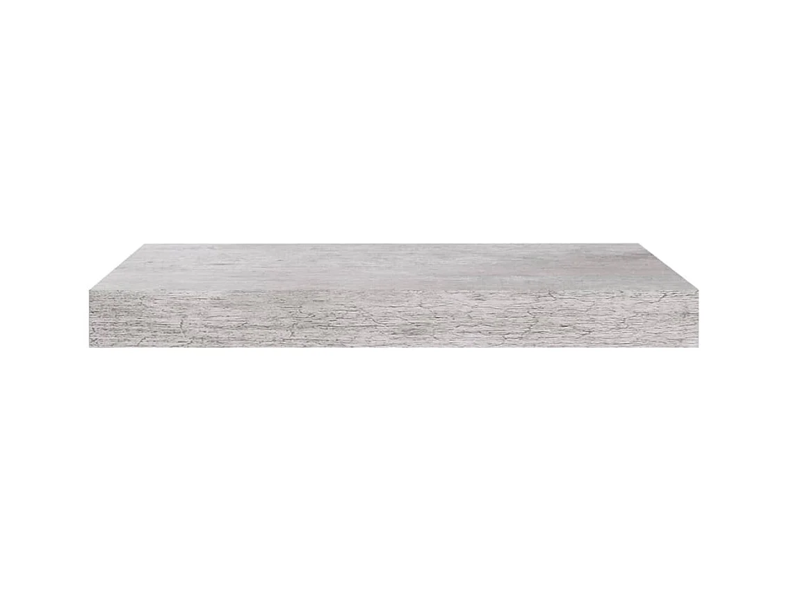 Étagère murale flottante gris béton 40x23x3,8 cm MDF FR30623