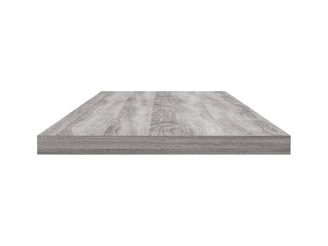 Wandschappen 4 st 80x20x1,5 cm bewerkt hout grijs sonoma eiken BE215216