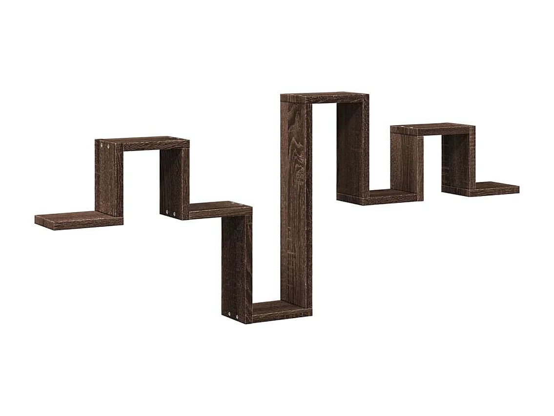 Étagère murale chêne marron 104,5x10x43 cm bois d'ingénierie FR84752