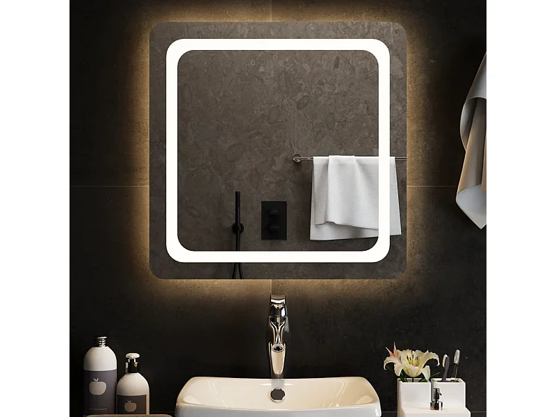 Espejo de baño con LED 60x60 cm ES126702