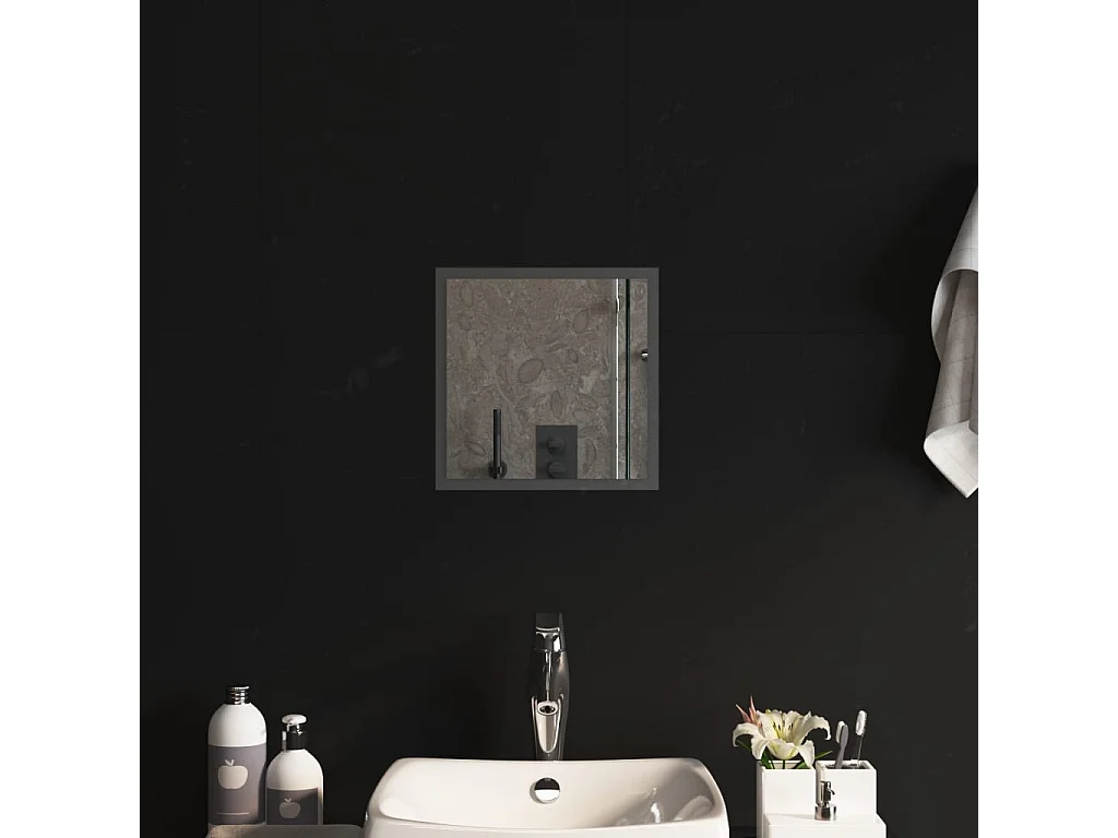 Badkamerspiegel LED 30x30 cm BE133842