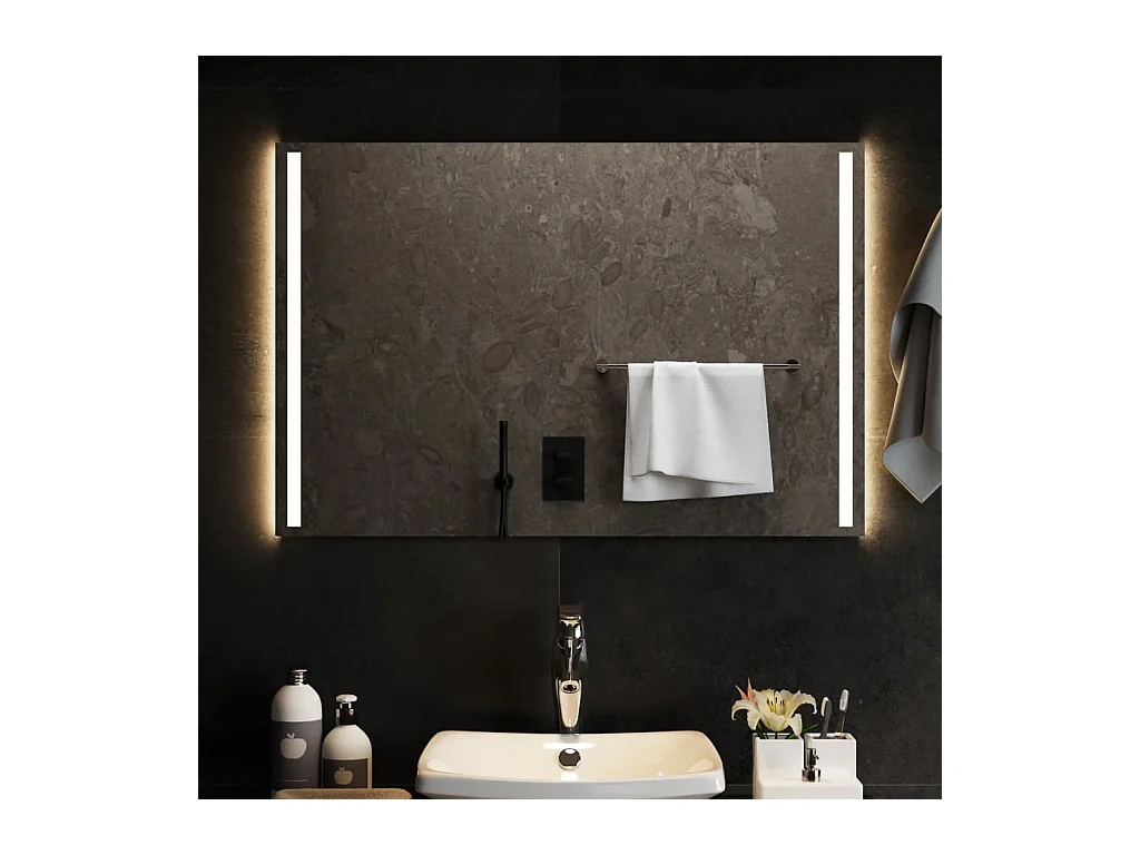 Miroir de salle de bain à LED 90x60 cm FR48302