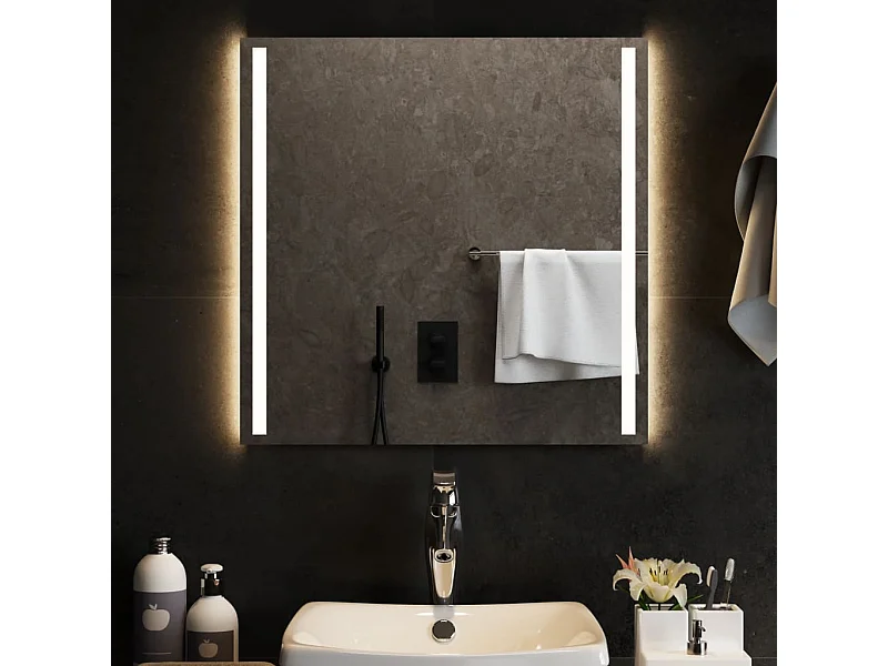 Miroir de salle de bain à LED 60x60 cm FR82620