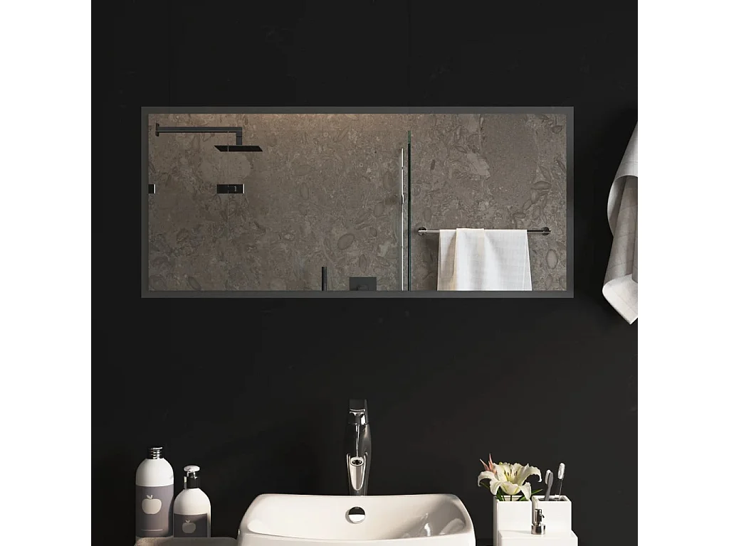 Miroir de salle de bain à LED 90x40 cm FR43876