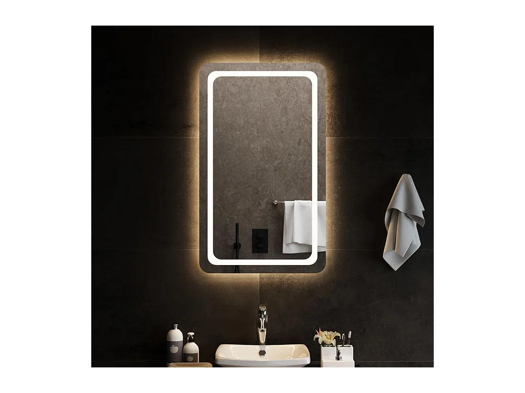 Miroir de salle de bain à LED 60x100 cm FR90404