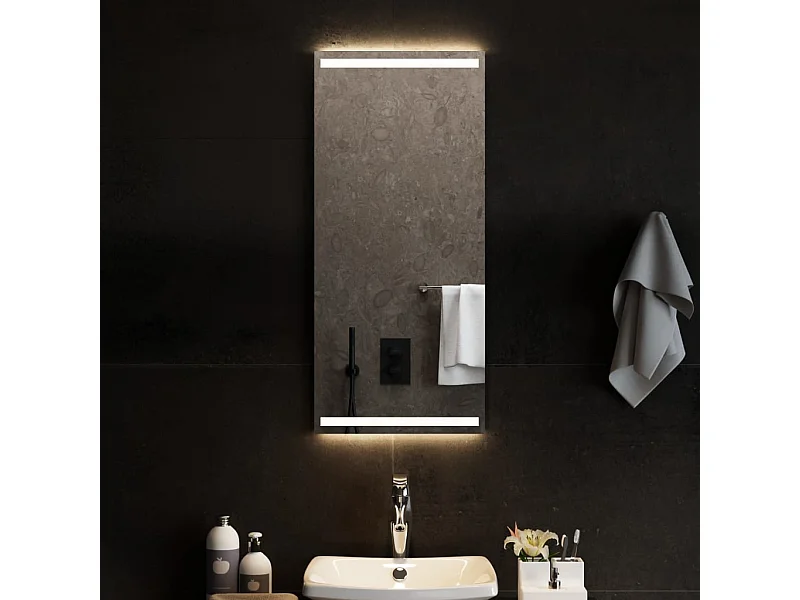 Espelho de casa de banho com luzes LED 40x90 cm PT814211