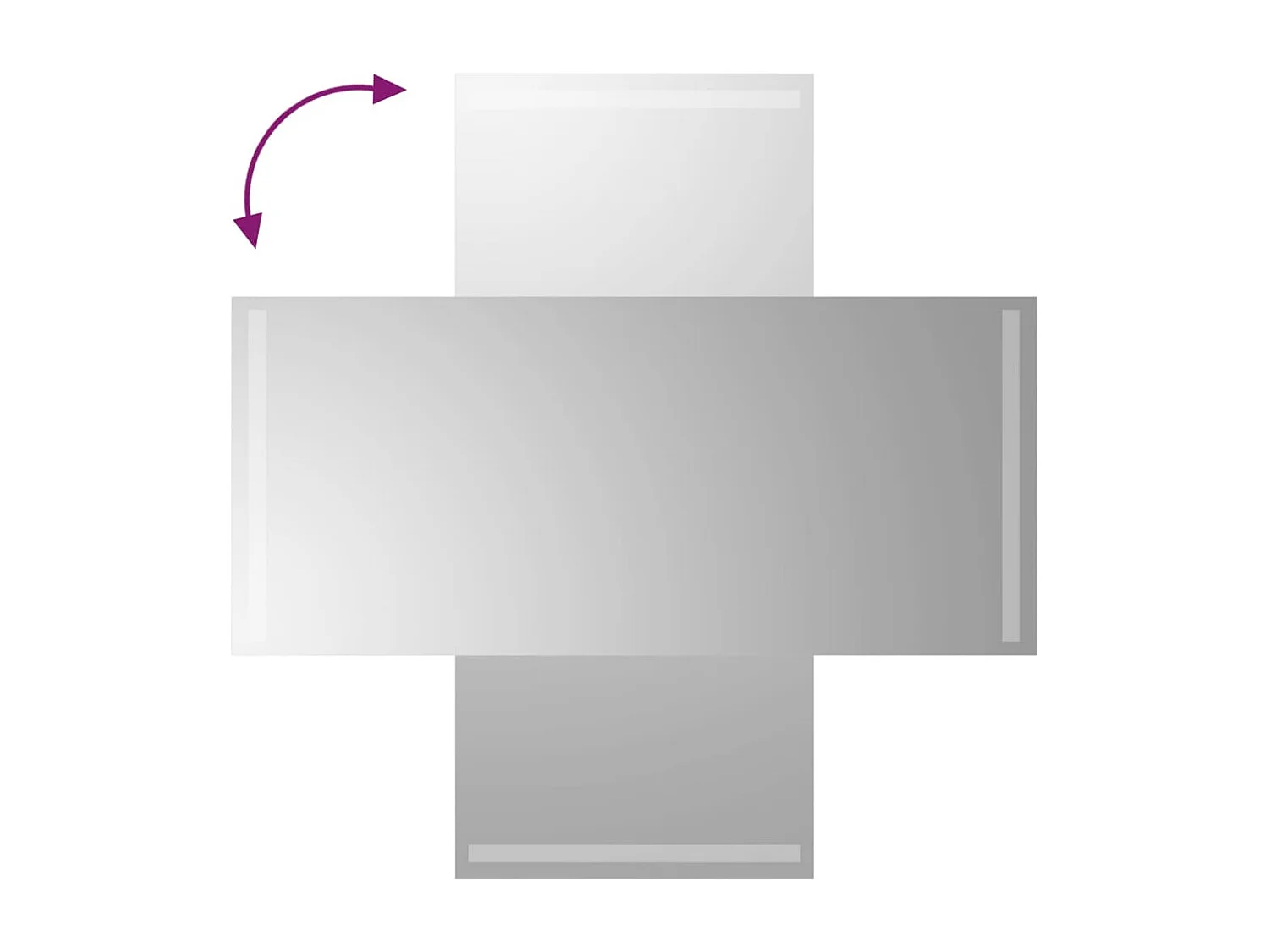 Miroir de salle de bain à LED 40x90 cm FR91183