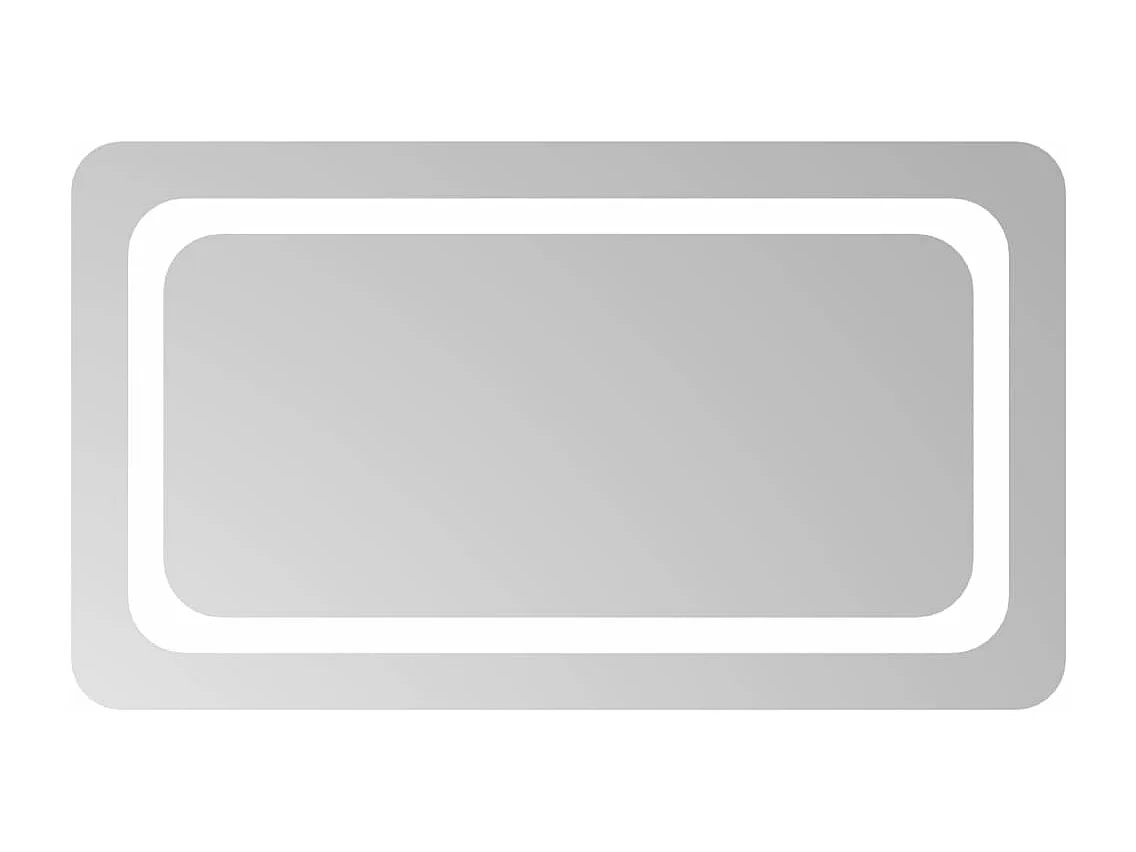 Espelho de casa de banho com luzes LED 70x40 cm PT117483