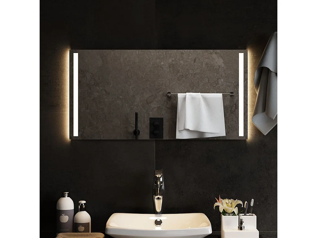 Miroir de salle de bain à LED 80x40 cm FR54176