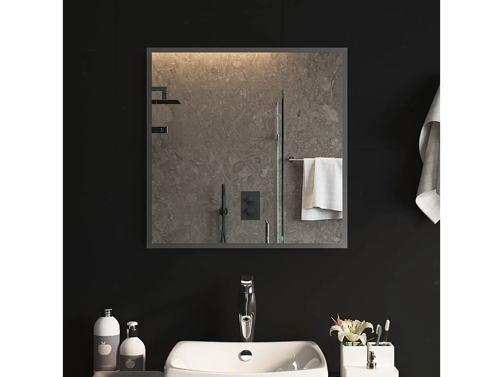 Miroir de salle de bain à LED 60x60 cm FR86834