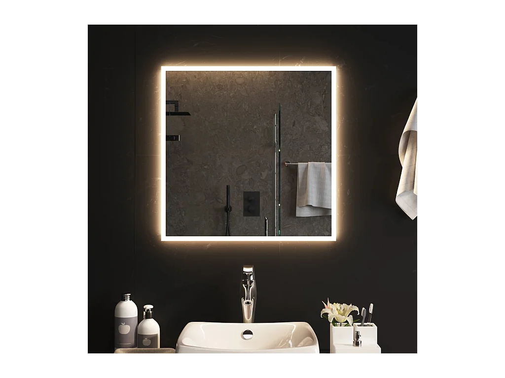Badkamerspiegel LED 60x60 cm BE887251