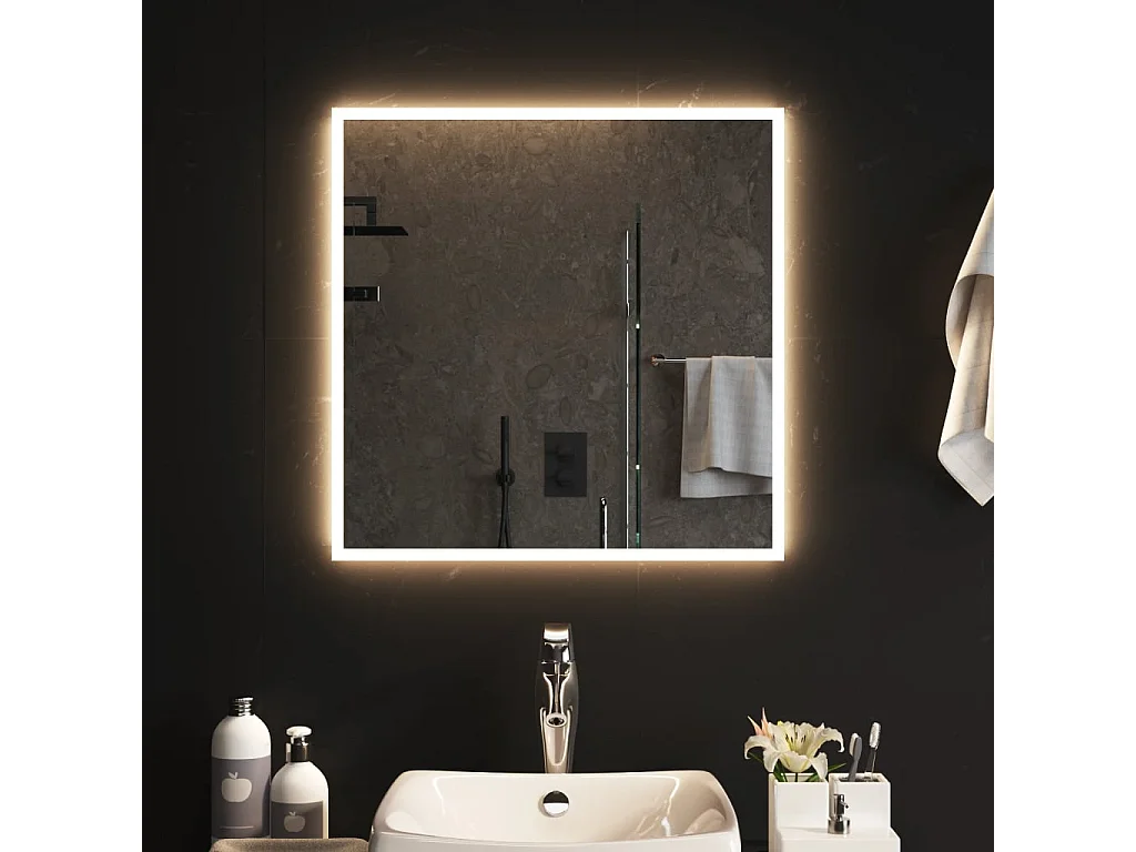 Espejo de baño con LED 60x60 cm ES362947
