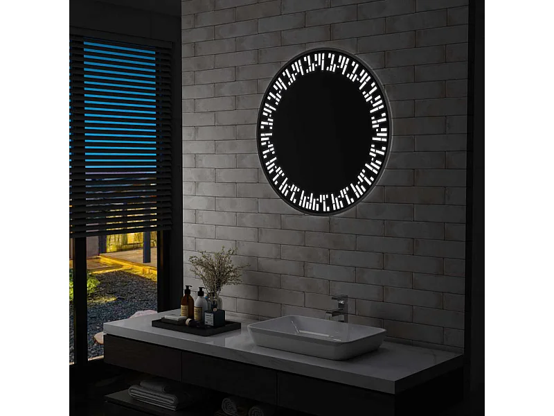 Miroir à LED pour salle de bain 80 cm FR58124