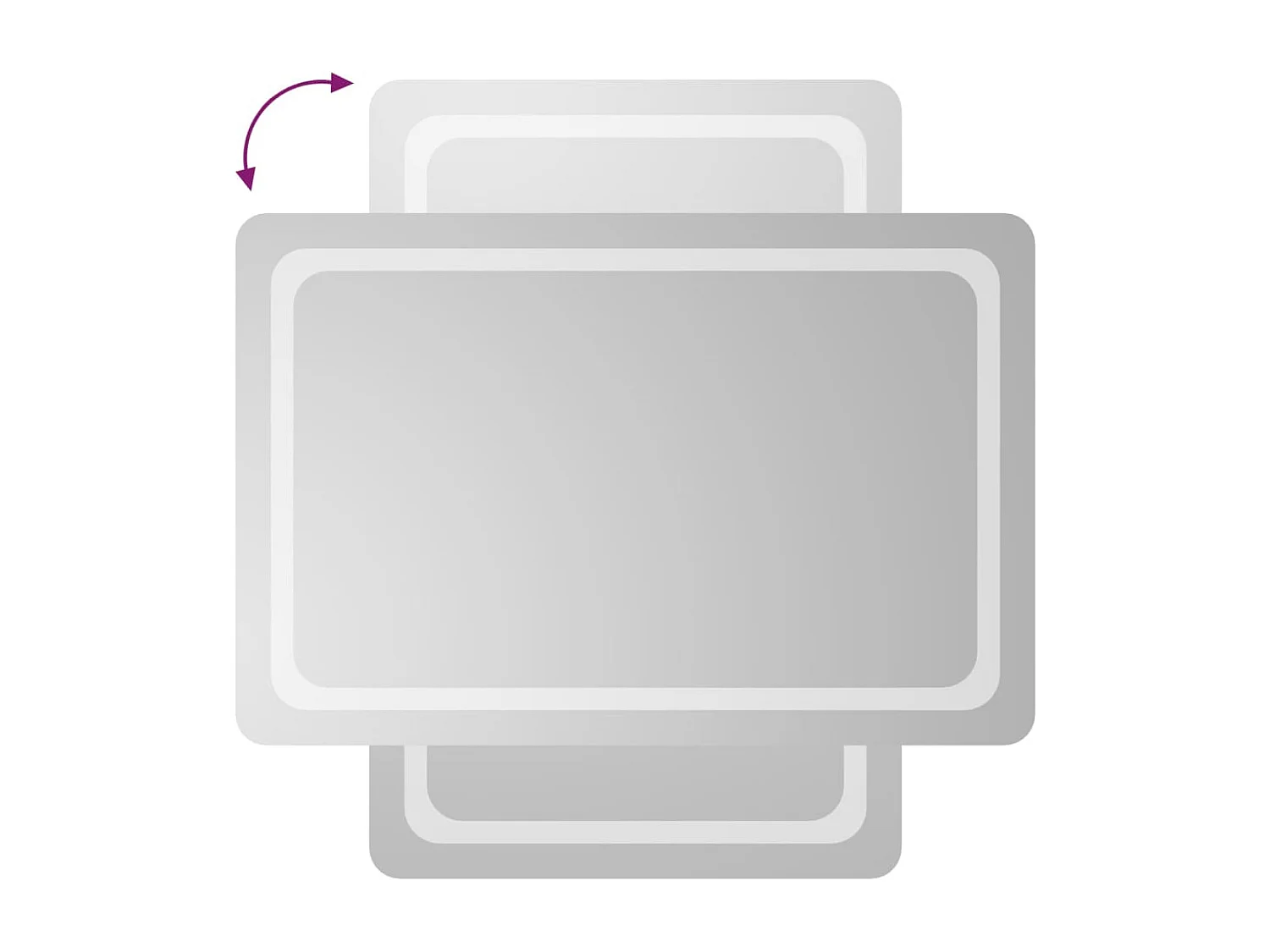 Espejo de baño con LED 60x90 cm ES148511