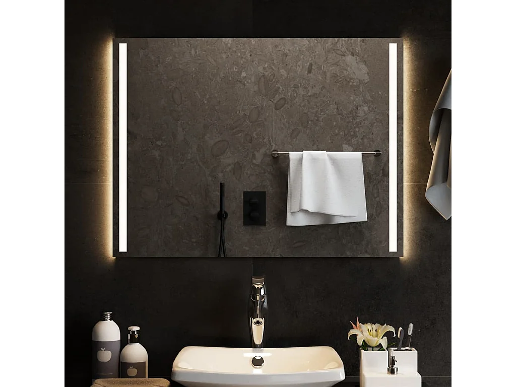 Miroir de salle de bain à LED 80x60 cm FR35072