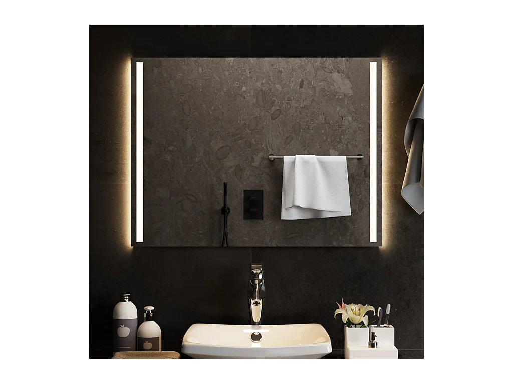 Miroir de salle de bain à LED 80x60 cm FR35072