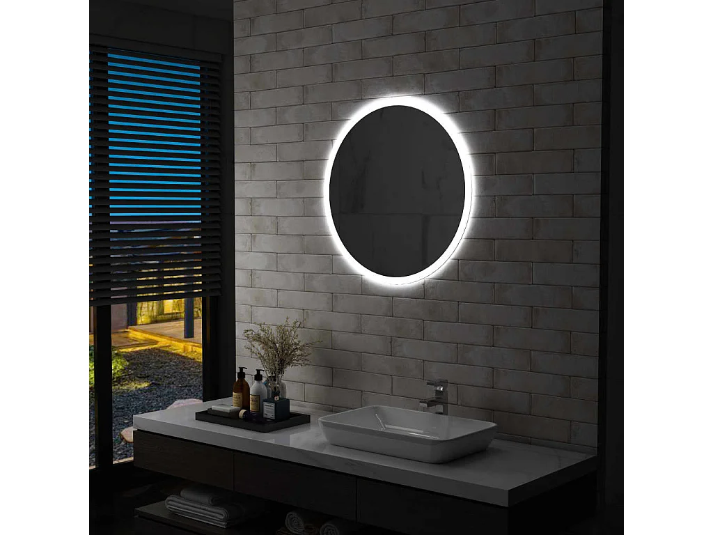 Miroir à LED pour salle de bain 70 cm FR49169