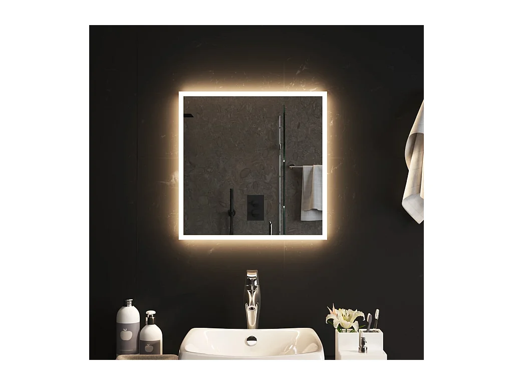 Badkamerspiegel LED 50x50 cm BE371494