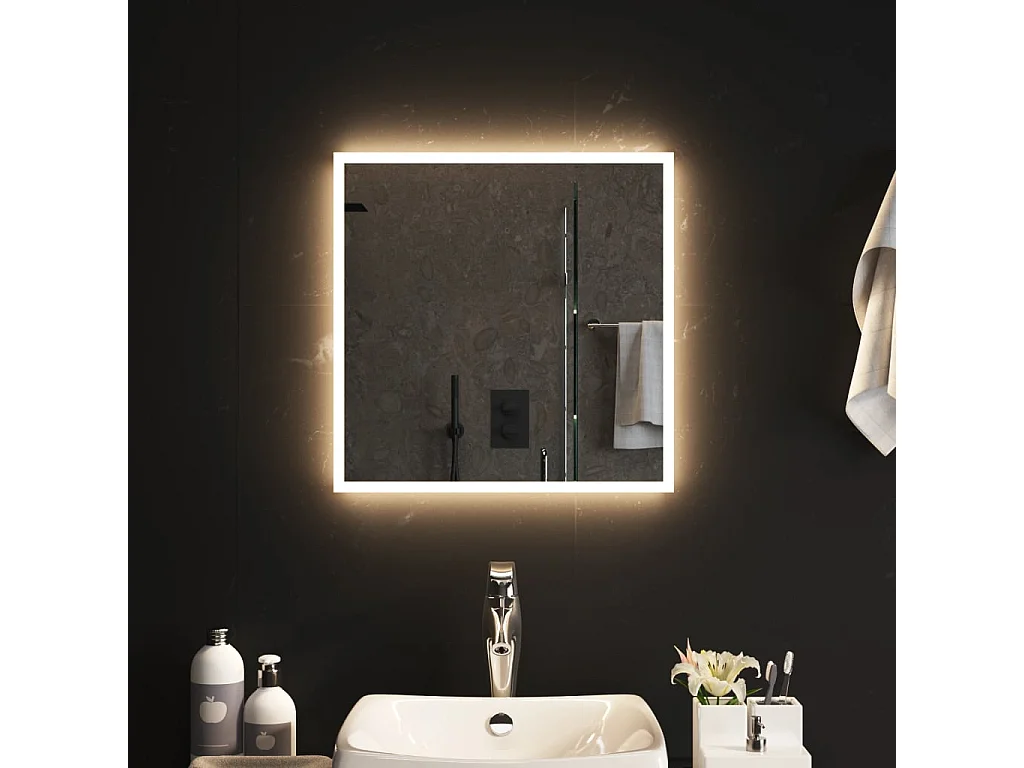 Miroir de salle de bain à LED 50x50 cm FR45603