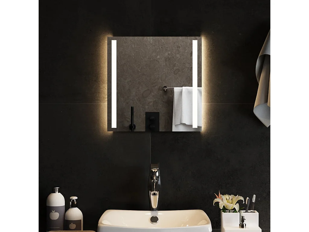 Miroir de salle de bain à LED 40x40 cm FR34389