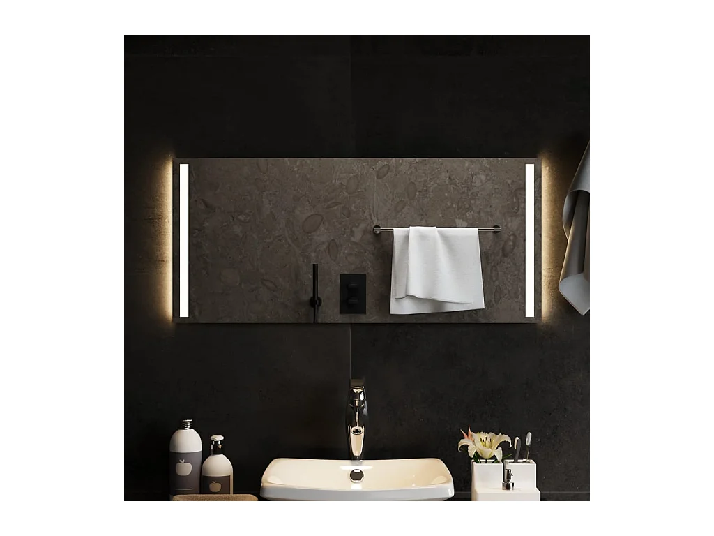 Miroir de salle de bain à LED 90x40 cm FR88094