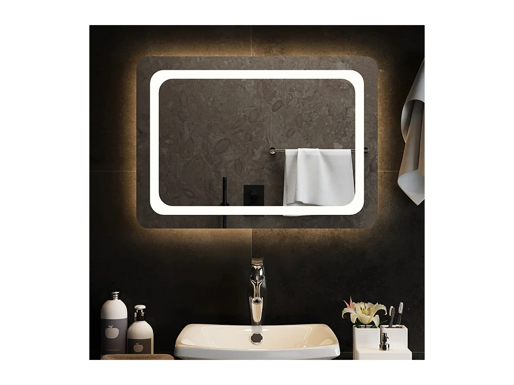 Espejo de baño con LED 70x50 cm ES956715
