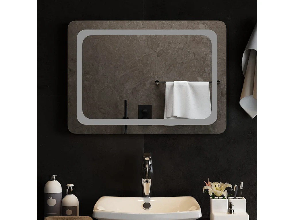 Espejo de baño con LED 70x50 cm ES956715