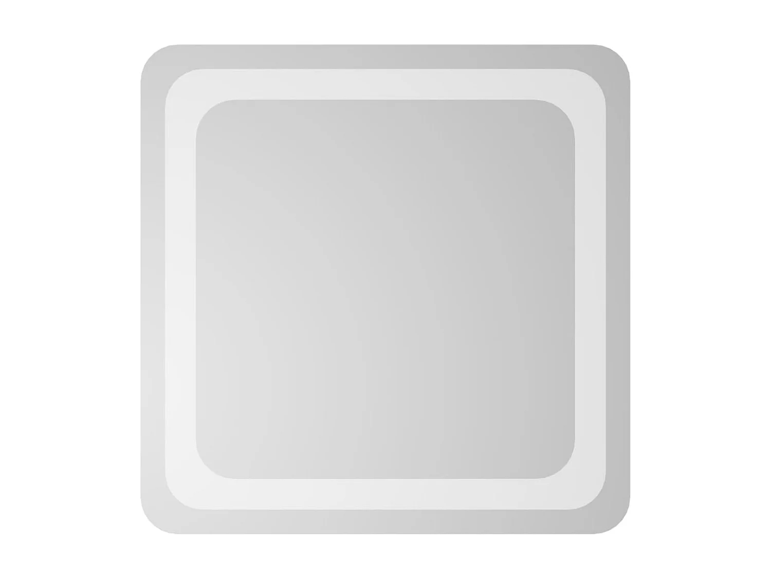 Badkamerspiegel LED 40x40 cm BE546382