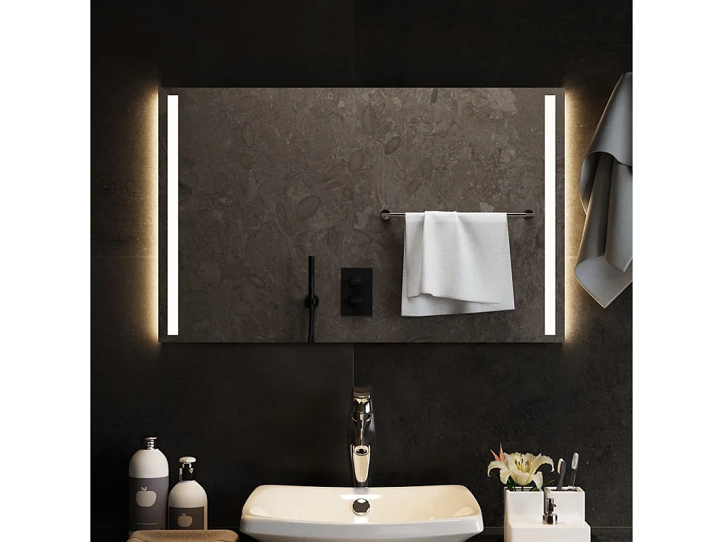 Badkamerspiegel LED 80x50 cm BE711462