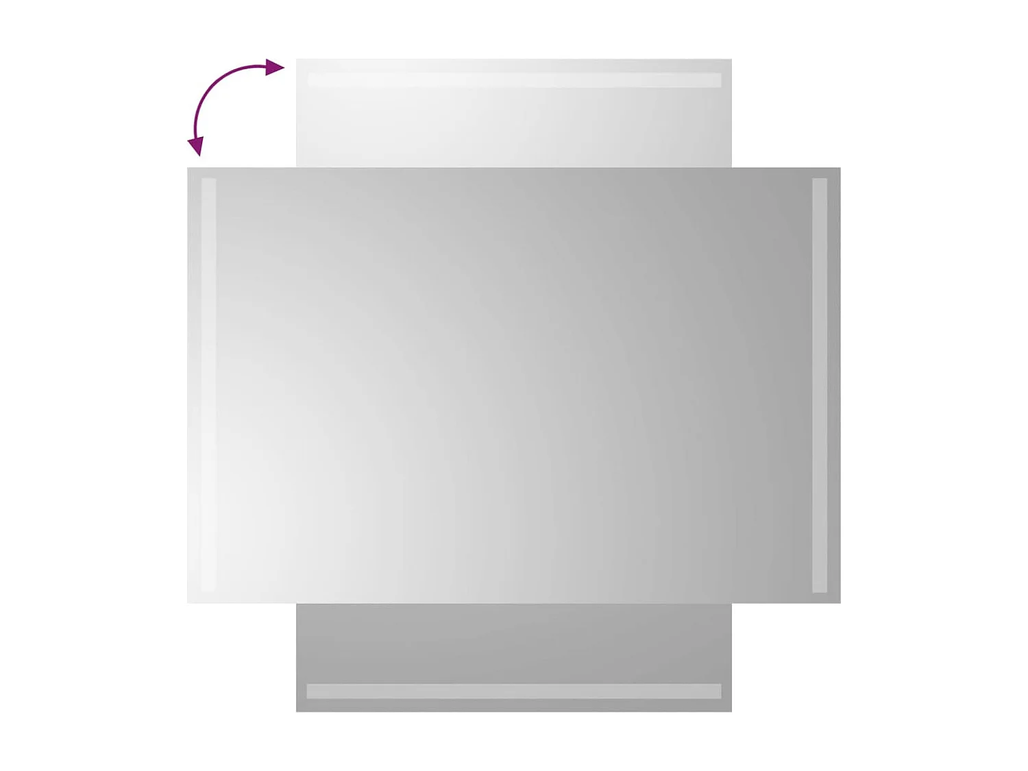 Espejo de baño con LED 60x90 cm ES937915