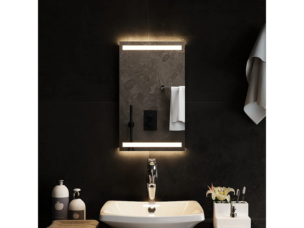 Badkamerspiegel LED 30x50 cm BE165568