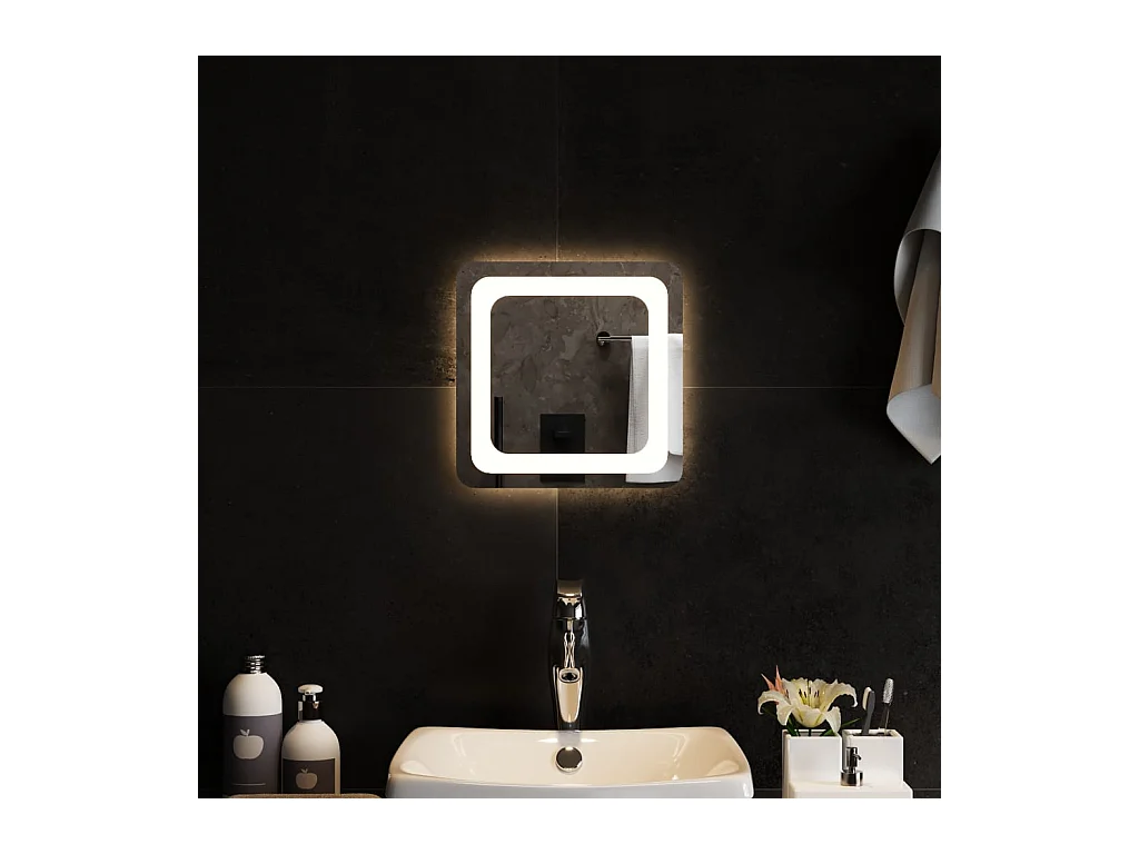 Miroir de salle de bain à LED 30x30 cm FR32870