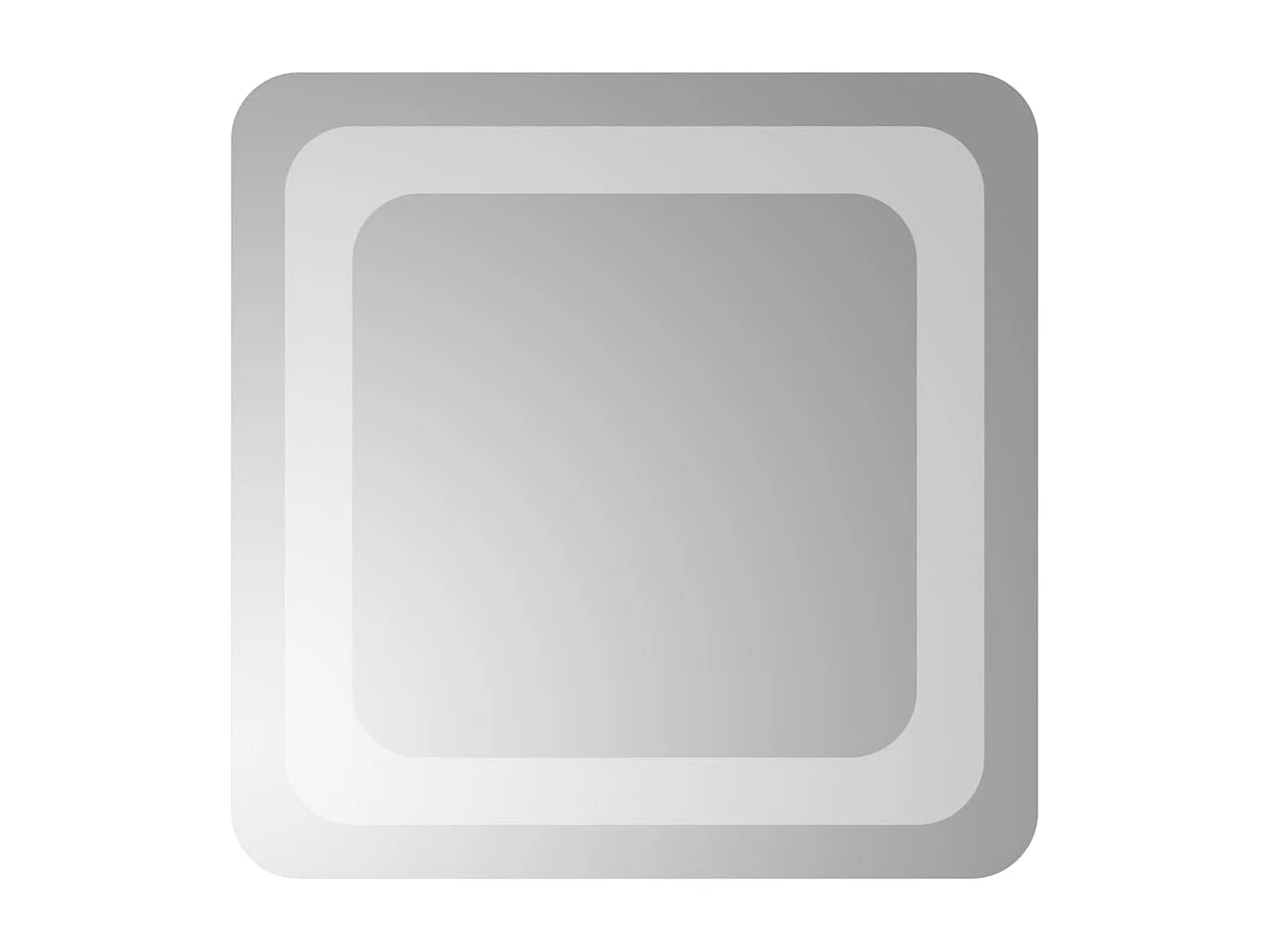 Badkamerspiegel LED 30x30 cm BE383851