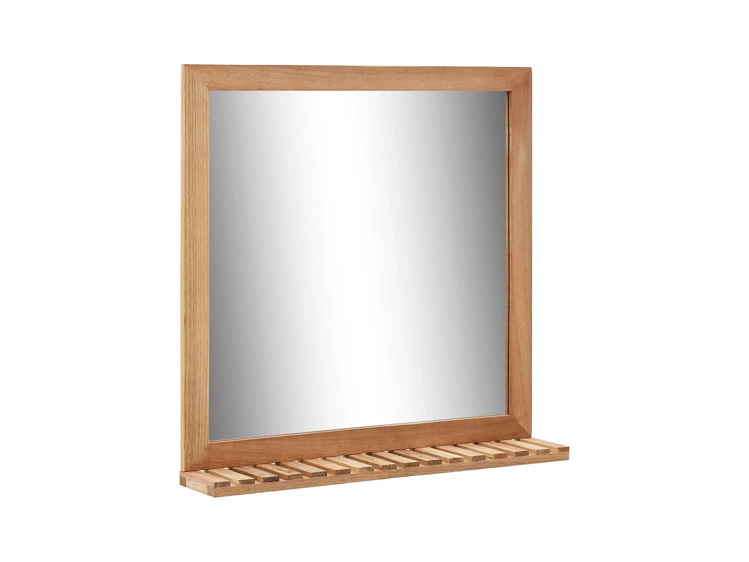 Miroir de salle de bain 60 x 12 x 62 cm Bois de noyer massif FR35957