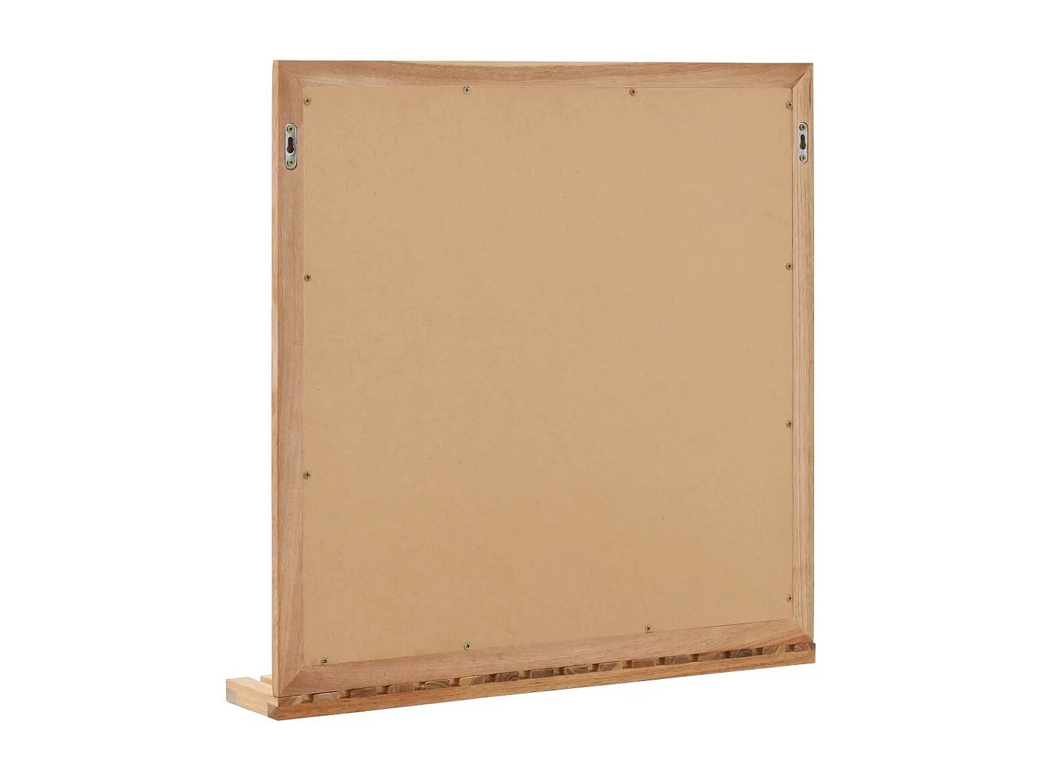 Espelho p/ casa de banho 60x12x62 cm madeira de nogueira maciça PT326058