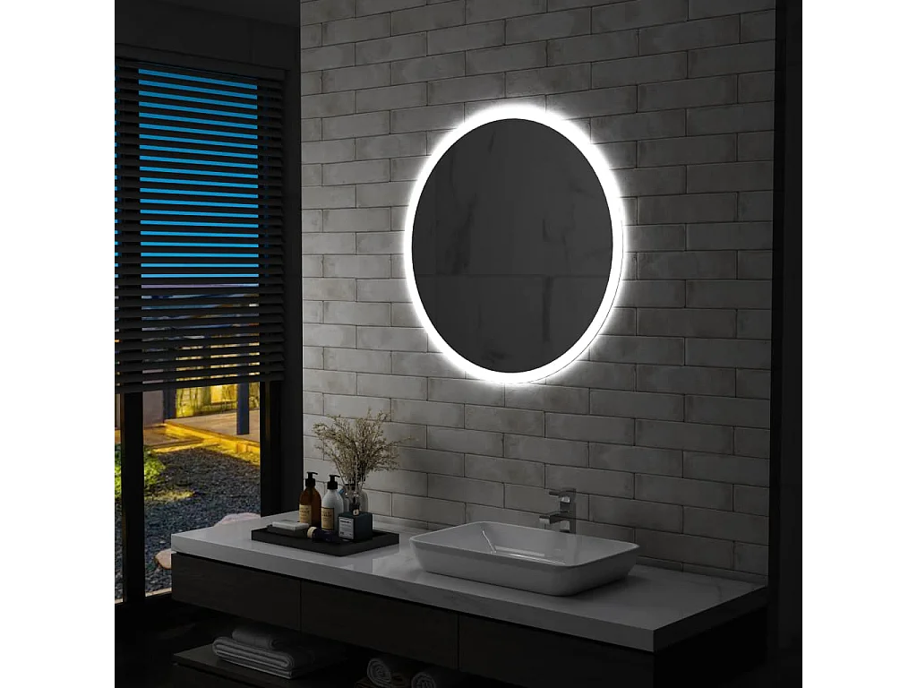 Miroir à LED pour salle de bain 80 cm FR99897